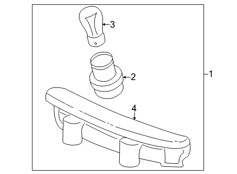 1999 Acura TL High Mount Lamps Light Assembly, High Mount Stop Diagram for 34270-S0K-A01