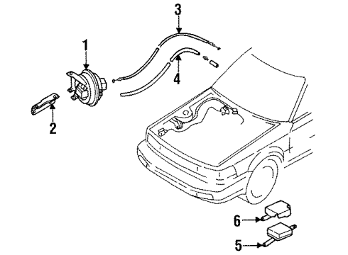 1985 Nissan Maxima Cruise Control System Controller ASCD Diagram for 18930-D3303