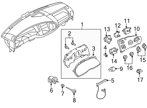 2008 Ford E-350 Super Duty Parking Aid Module Diagram for 7C2Z-15K866-A