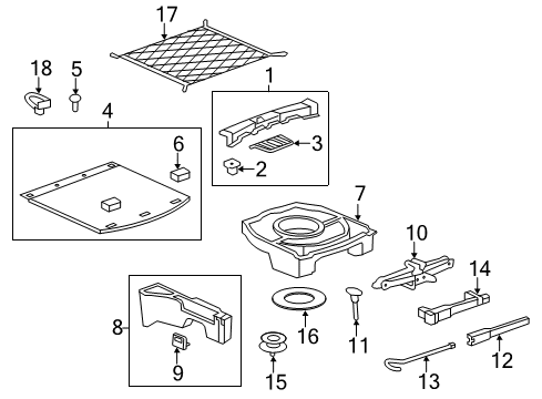 2013 Chevrolet Captiva Sport Interior Trim - Rear Body Insulator Diagram for 20892963