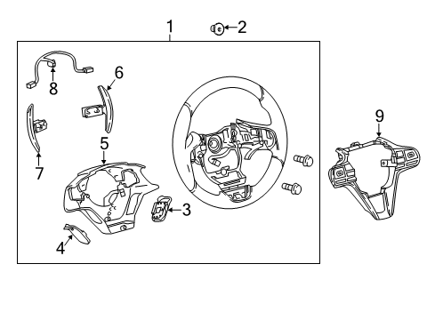 2018 Lexus LC500h Cruise Control System Switch Assembly, Transmission Diagram for 84610-11020