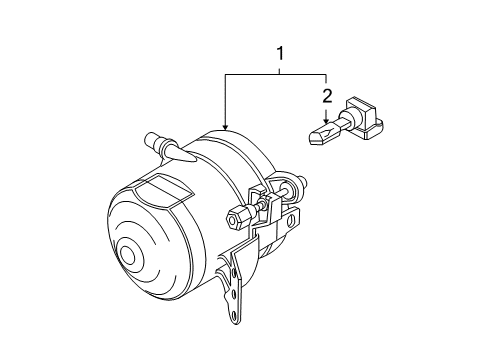 2007 BMW 750i Bulbs Fog Lights, Right Diagram for 63176943416