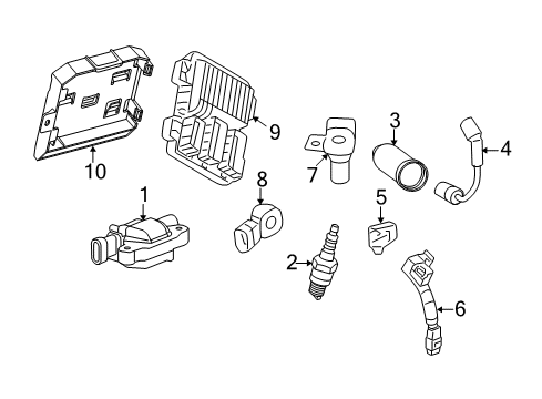 2014 Chevrolet Camaro Powertrain Control Plug Wire Diagram for 19180532