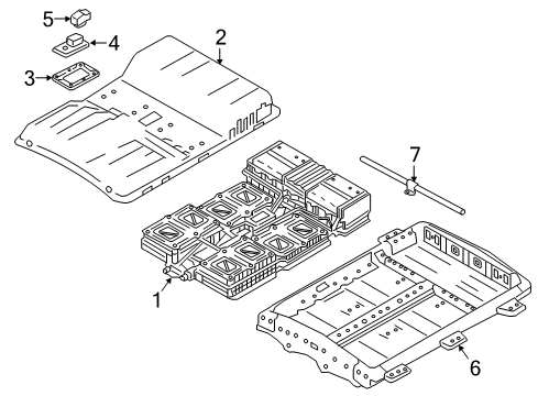 2019 Nissan Leaf Electrical Components Switch-Disconnect, Service Diagram for 297C1-3NF0A