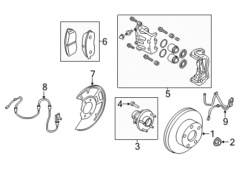 2011 Infiniti M37 Front Brakes Hose Assembly-Brake Front Diagram for 46210-1MM0A