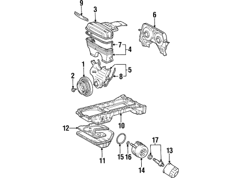 1996 Toyota Supra Filters Nameplate Diagram for 11286-46061