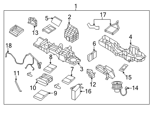 2007 Dodge Ram 1500 A/C Evaporator & Heater Components Probe-Air Conditioning Diagram for 5140727AA