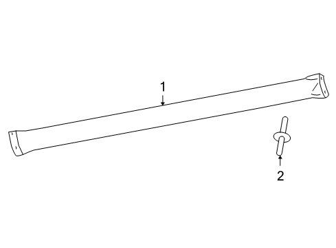 2013 Dodge Journey Exterior Trim - Pillars, Rocker & Floor CLADDING-SILL Diagram for 5178148AH