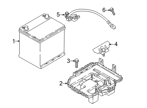 2015 Kia Soul EV Battery, Cooling System Tray Assembly-Battery Diagram for 37150E4000