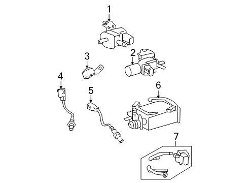 2007 Toyota Tundra Powertrain Control ECM Diagram for 89661-0C853