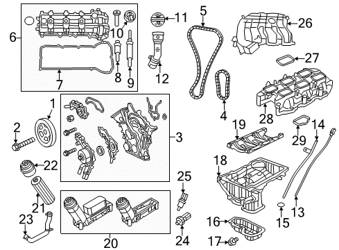 2014 Dodge Avenger Powertrain Control Sensor-Knock Diagram for 68166540AA