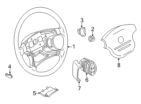 2000 Nissan Sentra Cruise Control System Controller Assy-ASCD Diagram for 18930-4Z100
