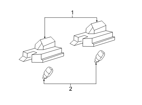 2014 Dodge Durango Bulbs Lamp-License Plate Diagram for 68370520AA