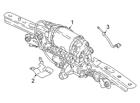 2021 BMW 740i xDrive Rear Steering Components Heli-Coil Threaded Insert Diagram for 07129907889