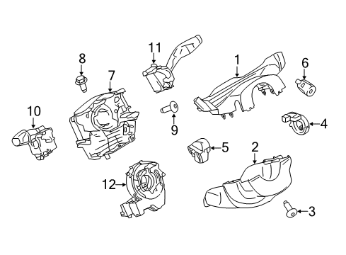 2021 Ford Transit-250 Anti-Theft Components Junction Block Diagram for KK3Z-15604-E