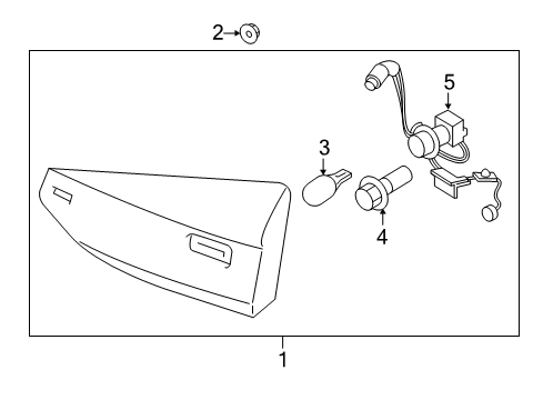 2020 Ford Fusion Bulbs Socket & Wire Diagram for HS7Z-13K371-A