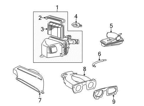 2003 Lexus GS300 Powertrain Control Reman Engine Computer Diagram for 89666-30070-84