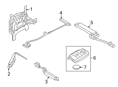 2016 Kia Sorento Keyless Entry Components Unit Assembly-Bcm & Receiver Diagram for 95400C6020