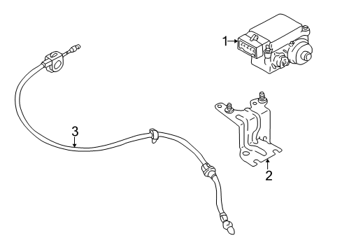 2006 Mercury Mariner Cruise Control System Engagement Switch Diagram for 5L8Z-9C888-BA