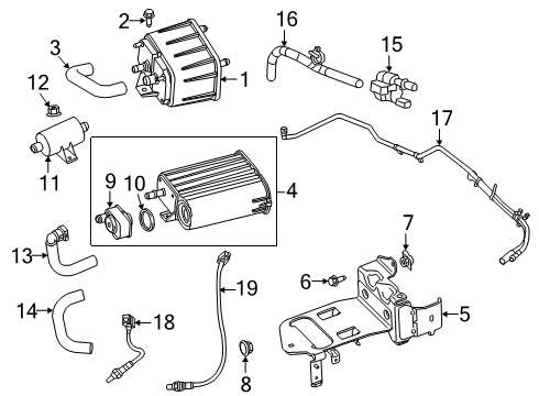 2021 Ram 3500 Powertrain Control Cover-Mass AIRFLOW Diagram for 68444077AA