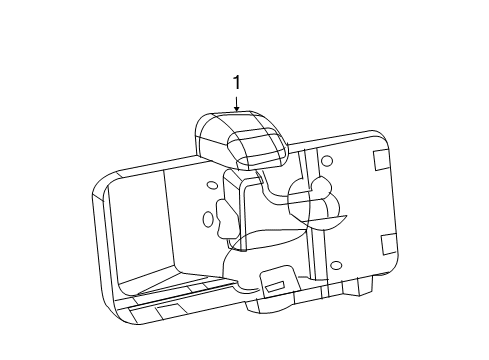 2011 Jeep Wrangler License Lamps Nut-Snap In Diagram for 6036683AA