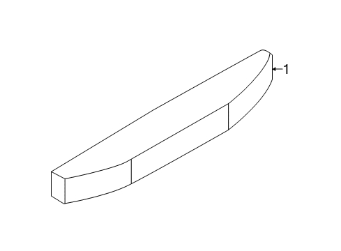 2019 Nissan Maxima High Mount Lamps Stop Lamp Assembly-High Mounting Diagram for 26590-4RA0B