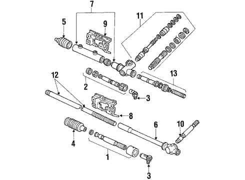 1989 Ford Escort P/S Pump & Hoses, Steering Gear & Linkage Pump Reservoir Diagram for FOCZ3A697A