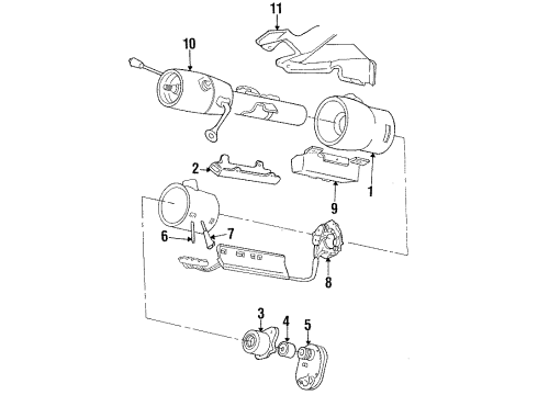 1984 Chrysler E Class Switches Switch Stop Lp & Spd Cont Diagram for 4221976