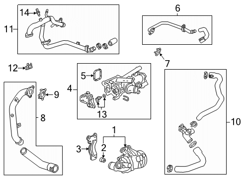 2020 Cadillac XT4 Powertrain Control Control Valve Diagram for 55512103