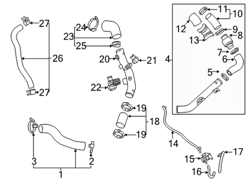 2021 Kia Forte Powertrain Control Sensor Assembly-Speed Diagram for 42600-2D010