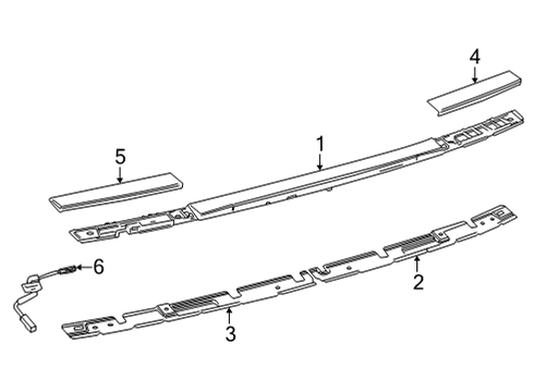 2021 Toyota Mirai High Mount Lamps Wire Diagram for 82214-62010