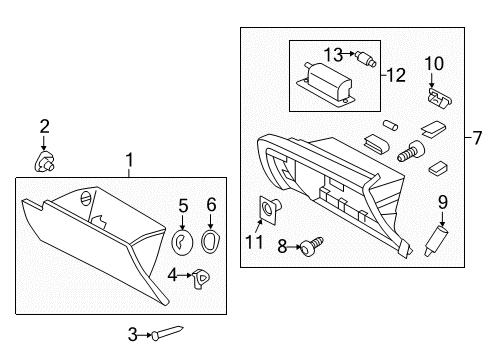 2015 Kia Optima Bulbs Cover Assembly-Cooling C Diagram for 845434C00087