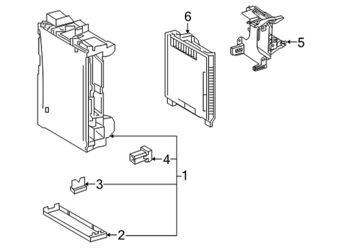 2022 Lexus NX250 Fuse & Relay BOX ASSY, POWER DIST Diagram for 82730-78030