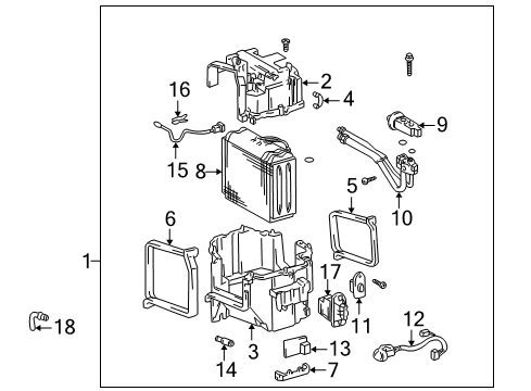 1999 Toyota 4Runner Air Conditioner Clamp Diagram for 88626-28010