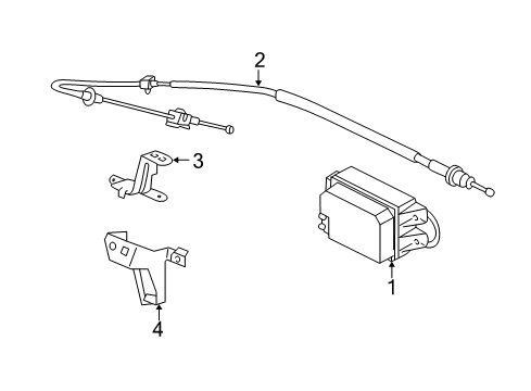 2002 GMC Sierra 1500 Cruise Control System Module, Cruise Control Diagram for 25315559