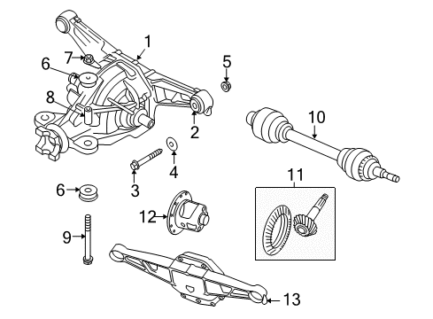 2017 Dodge Viper Axle & Differential - Rear Washer-Flat Diagram for 6506890AA