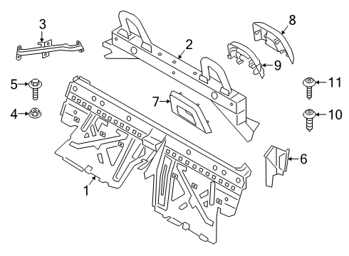 2019 BMW Z4 Roll Bar Torx Bolt Diagram for 54619907089