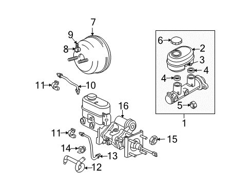 2009 Dodge Ram 2500 Hydraulic System Valve-Brake Booster Check Diagram for 5139149AA