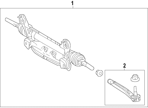 2020 Lexus RC300 Steering Column & Wheel, Steering Gear & Linkage Computer, Steering Control Diagram for 89182-24010