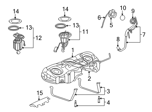 2008 Dodge Magnum Fuel Supply Pedal-Accelerator Diagram for 4726005AE