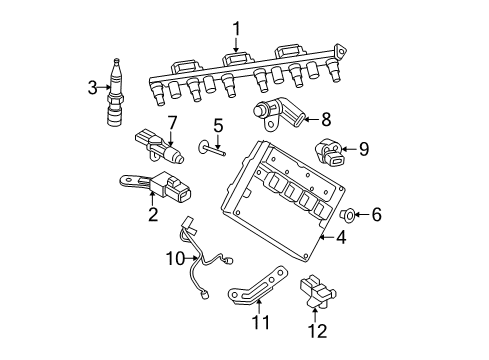 2009 Jeep Grand Cherokee Ignition System Coil/Ign-Ignition Diagram for 68320417AA