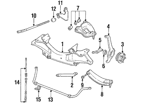 1986 American Motors Eagle Front Brakes Shield-Brake Diagram for 52005477