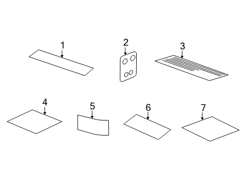 2007 Saturn Vue Information Labels AC Label Diagram for 15894104