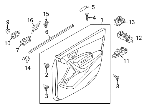 2015 Hyundai Santa Fe Sport Fuel Door Opener Assembly-Fuel Filler Door Diagram for 81590-2W000