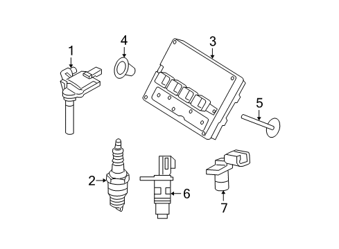 2007 Jeep Grand Cherokee Ignition System Powertrain Control Generic Module Diagram for R5030306AE