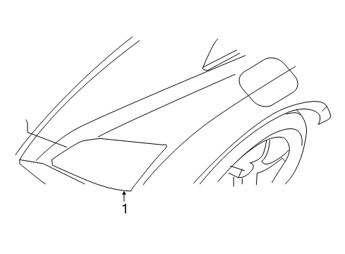 2007 Chrysler Crossfire Tail Lamps Lamp-Tail Stop Turn Diagram for 5098677AA