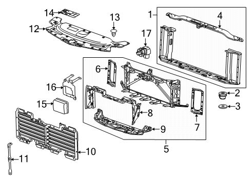 2016 Cadillac Escalade ESV Cruise Control System Cruise Switch Diagram for 84215931