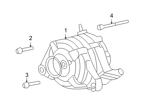 2011 Dodge Nitro Alternator ALTERNATR-Engine Diagram for 5149274AB