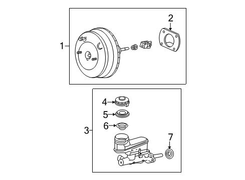 2012 Honda Accord Hydraulic System Power Set, Master (10") Diagram for 01469-TA0-A00