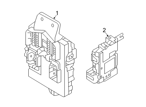 2020 Kia Optima Controls - Instruments & Gauges Instrument Junction Box Assembly Diagram for 91960A8050